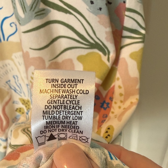 Spartina 449 Fun Ocean Print Sleeveless Dress XXL - Picture 4 of 6